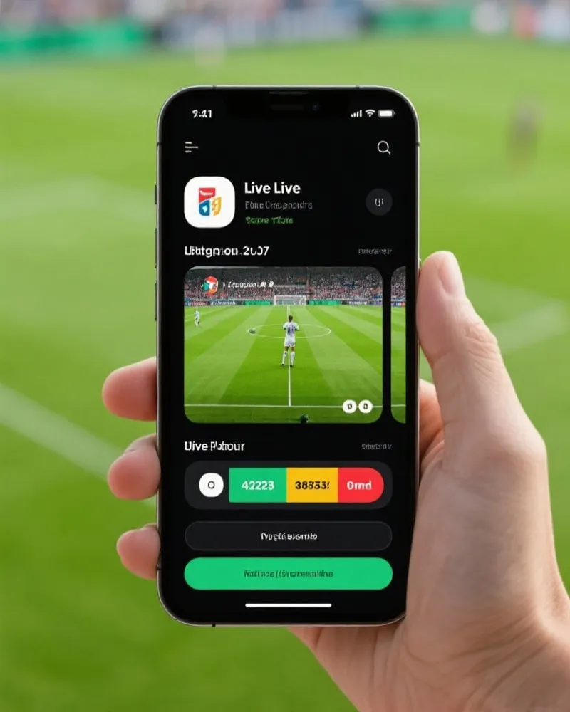 Mobile Betting and Streaming Interface